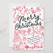 メリーお洒落クリスマスカード シーズンカード (正面)