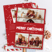 メリーお洒落クリスマスグローモダンシック3写真 シーズンカード