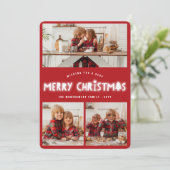 メリーお洒落クリスマスグローモダンシック3写真 シーズンカード (スタンド正面)