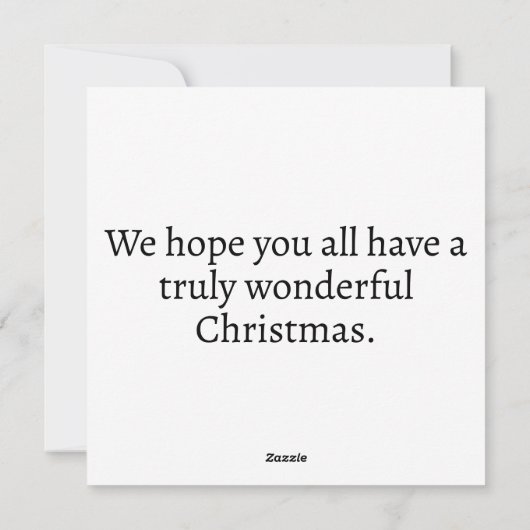 メリーお洒落クリスマスホリデーリース シーズンカード (裏面)