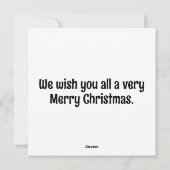 メリーお洒落クリスマスリース シーズンカード (裏面)