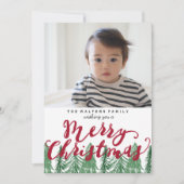 メリーお洒落クリスマス松木の休日の写真 シーズンカード (正面)