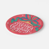 メリーお洒落クリスマス |クリスマス ペーパープレート (アングル)