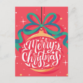 メリーお洒落クリスマス |クリスマス ポストカード