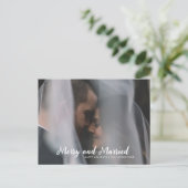 メリーお結婚した連さんの結婚写真 シーズンポストカード (スタンド正面)