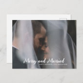 メリーお結婚した連さんの結婚写真 シーズンポストカード (正面/裏面)