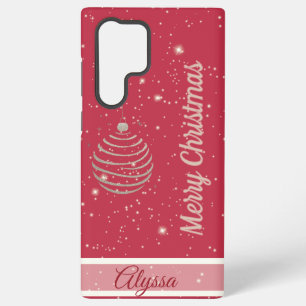 メリーきらめくクリスマスオーナメント SAMSUNG GALAXY S22 ULTRAケース