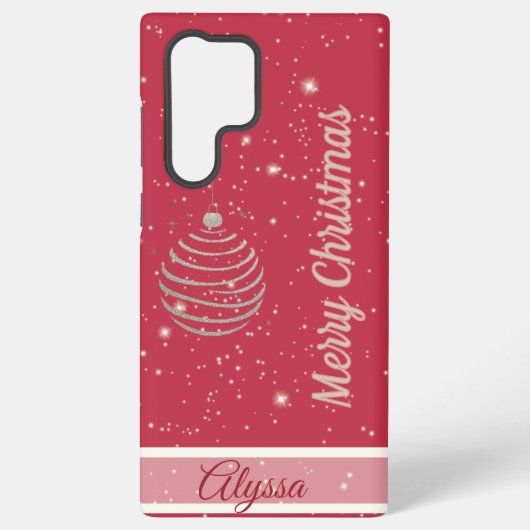 メリーきらめくクリスマスオーナメント SAMSUNG GALAXYケース (裏面)