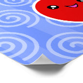 メリーさくらんぼかわいいポスター ポスター (角)