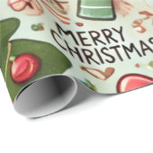 メリーすてきクリスマス ラッピングペーパー (ロールコーナー)