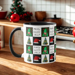 メリーすてきChristmas Tree Santa Hat Family写真 マグカップ<br><div class="desc">可愛メリーいすてきクリスマスツリーサンタハットファミリー写真マグカップ。美しいクリスマスツリーと赤いサンタハットと黒と白の背景。幸メリーせですてき文字。祝家族のtouchパーソナライズされた!このクリスマスマグカップは永遠の記憶を作り出すのに最適な方法である。そのカスタム写真は本当に特別なユニークものになる。</div>