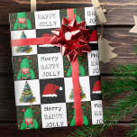 メリーすてきChristmas Tree Santa Hat Family写真 ラッピングペーパー<br><div class="desc">可愛いメリーすてきクリスマスツリーサンタハットファミリーフォトラッピング紙。美しいクリスマスツリーと赤いサンタハットと黒と白の背景。幸メリーせですてき文字。祝家族のtouchパーソナライズされた!このクリスマスラッピング紙は、あなたの贈り物を包み、永続的な記憶を作成するのに最適な方法である。このラッピング紙はデザインに楽しいtouchを加えよくはしゃぐ、写真は本当に特別な写真を作るカスタムことユニークができる。</div>