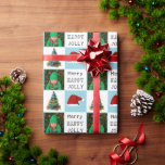 メリーすてきChristmas Tree Santa Hat Family写真 ラッピングペーパー<br><div class="desc">可愛いメリーすてきクリスマスツリーサンタハットファミリーフォトラッピング紙。美しいクリスマスツリーと赤いサンタハットと青い背景。幸メリーせですてき文字。祝家族のtouchパーソナライズされた!このクリスマスラッピング紙は、あなたの贈り物を包み、永続的な記憶を作成するのに最適な方法である。このラッピング紙はデザインに楽しいtouchを加えよくはしゃぐ、写真は本当に特別な写真を作るカスタムことユニークができる。</div>