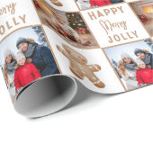 メリーすてきGingerbread Family 2 Photo Chrimas ラッピングペーパー (ロールコーナー)