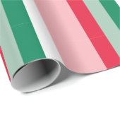 メリーすべては幸せな常にお祝い縞で飾ります ラッピングペーパー (ロールコーナー)