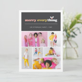 メリーすべてクリスマスの休日の写真カード シーズンカード (スタンド正面)