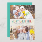 メリーすべてフォトカカラフルード シーズンカード (正面/裏面)