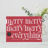メリーすべてモダンビジネスホリデーカード シーズンカード (スタンド正面)