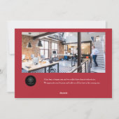 メリーすべてモダンビジネスホリデーカード シーズンカード (裏面)