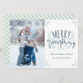 メリーすべて粋な写真の挨拶 シーズンカード (正面/裏面)