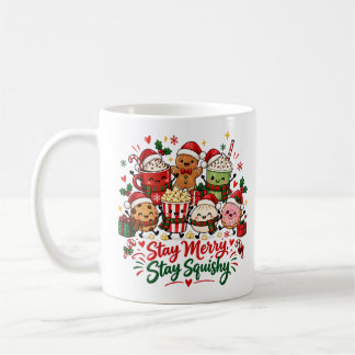 メリーでスイーなクリスマスホットチョコレート コーヒーマグカップ