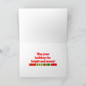 メリーでストライプですてきな挨拶状 シーズンカード (内部)