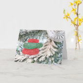 メリーでブライト カード (黄色い花)