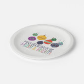 メリーで及び明るいクリスマスの紙皿 ペーパープレート (アングル)