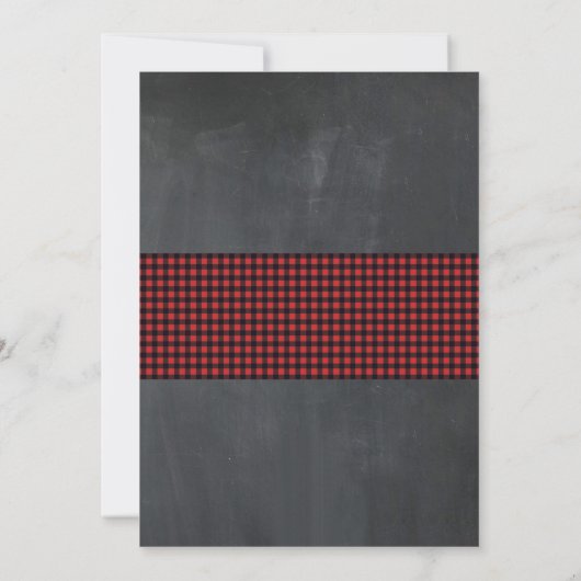 メリーで及び明るいクリスマス・パーティの休日の点検のクリスマス 招待状 (裏面)