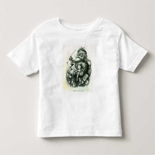 メリーで古いサンタクロース トドラーTシャツ (正面)