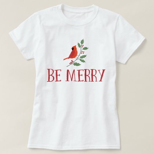 メリーで基本的なクリスマスがあって下さい Tシャツ (デザイン正面)