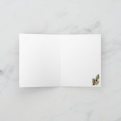 メリーで小さいクリスマスのストッキング シーズンカード (内部)