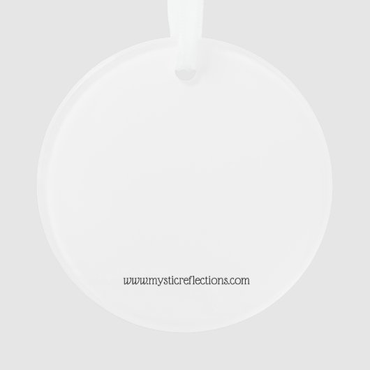 メリーで小さいクリスマスのマウスのオーナメント オーナメント (裏面)