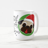 メリーで小さいクリスマスの子鹿サンタ コーヒーマグカップ (正面右)