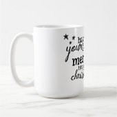 メリーで小さいクリスマスの子鹿サンタ コーヒーマグカップ (左)