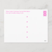 メリーで小さいクリスマスの郵便はがき シーズンポストカード (裏面)