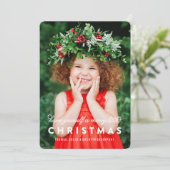 メリーで小さいクリスマスは|の写真カードの上にありました シーズンカード (スタンド正面)