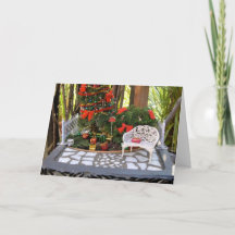 メリーで小さいクリスマスカード