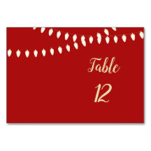 メリーで、明るいライトテーブルカード