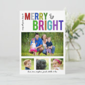 メリーで、明るい|の休日の写真カード シーズンカード (スタンド正面)