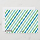 メリーで、明るい|の青および緑の写真 シーズンカード (裏面)