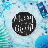 メリーで、明るくカスタムな色の休日の紙皿 ペーパープレート (パーティー)