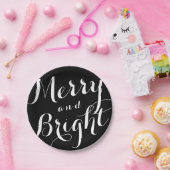 メリーで、明るくカスタムな色の休日の紙皿 ペーパープレート (パーティー)