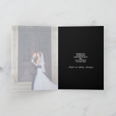 メリーで、結婚したな手の教養がある休日の写真 シーズンカード (内部)