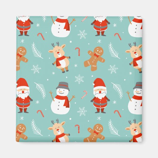 メリーとカラフルBright Christmas 2023ファミリーホー マグネット (正面)