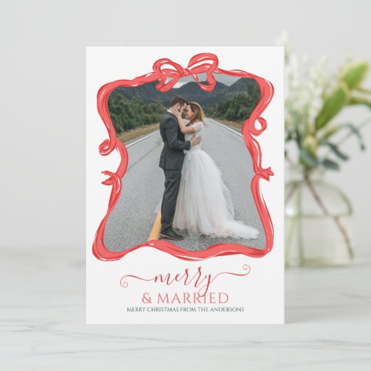 メリーと結婚したの結婚クリスマス・カード 招待状 (スタンド正面)