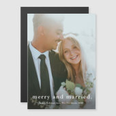 メリーと結婚したシンプル結婚の写真のクリスマス (正面/裏面)