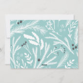 メリーと結婚した書道の休日の写真 シーズンカード (裏面)