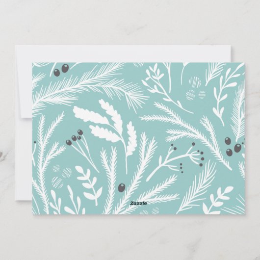 メリーと結婚した書道の休日の写真 シーズンカード (裏面)