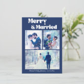 メリーと結婚した3枚の写真が青結婚色で収まる シーズンカード (スタンド正面)